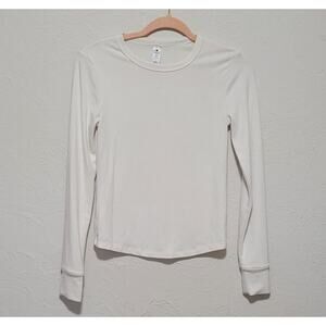 Yogalicious Women's XS Peached Jersey Audrina Long Sleeve Top